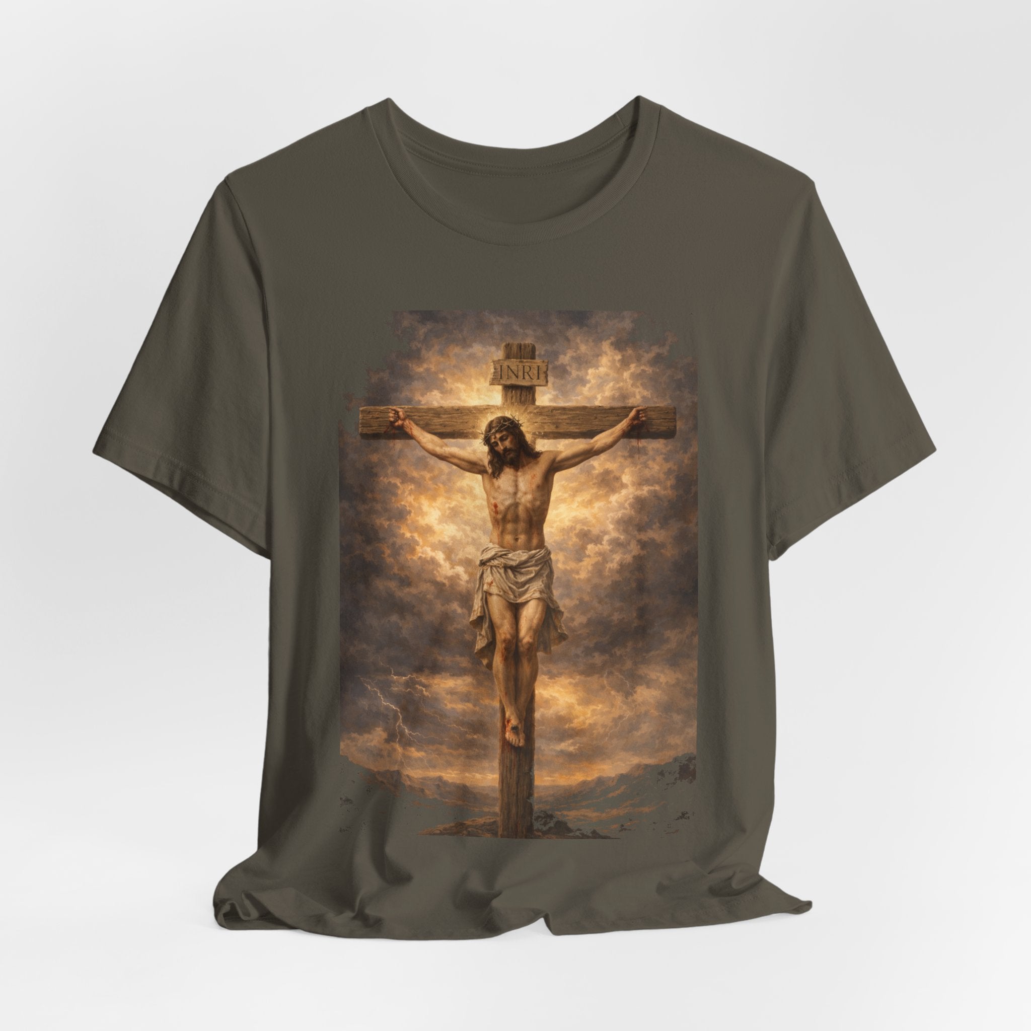 Crucifixion Jesus T‑Shirt — Religious Christian Graphic Tee for Easter & Faith