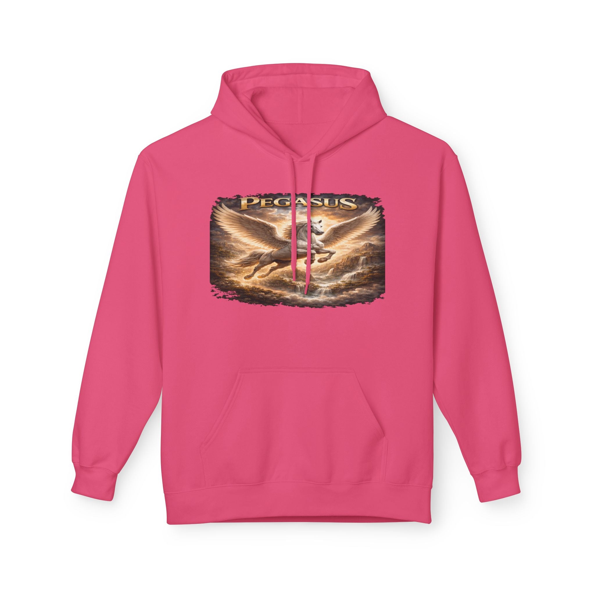 Pegasus Mythic Hoodie — Vintage Flying Horse Graphic