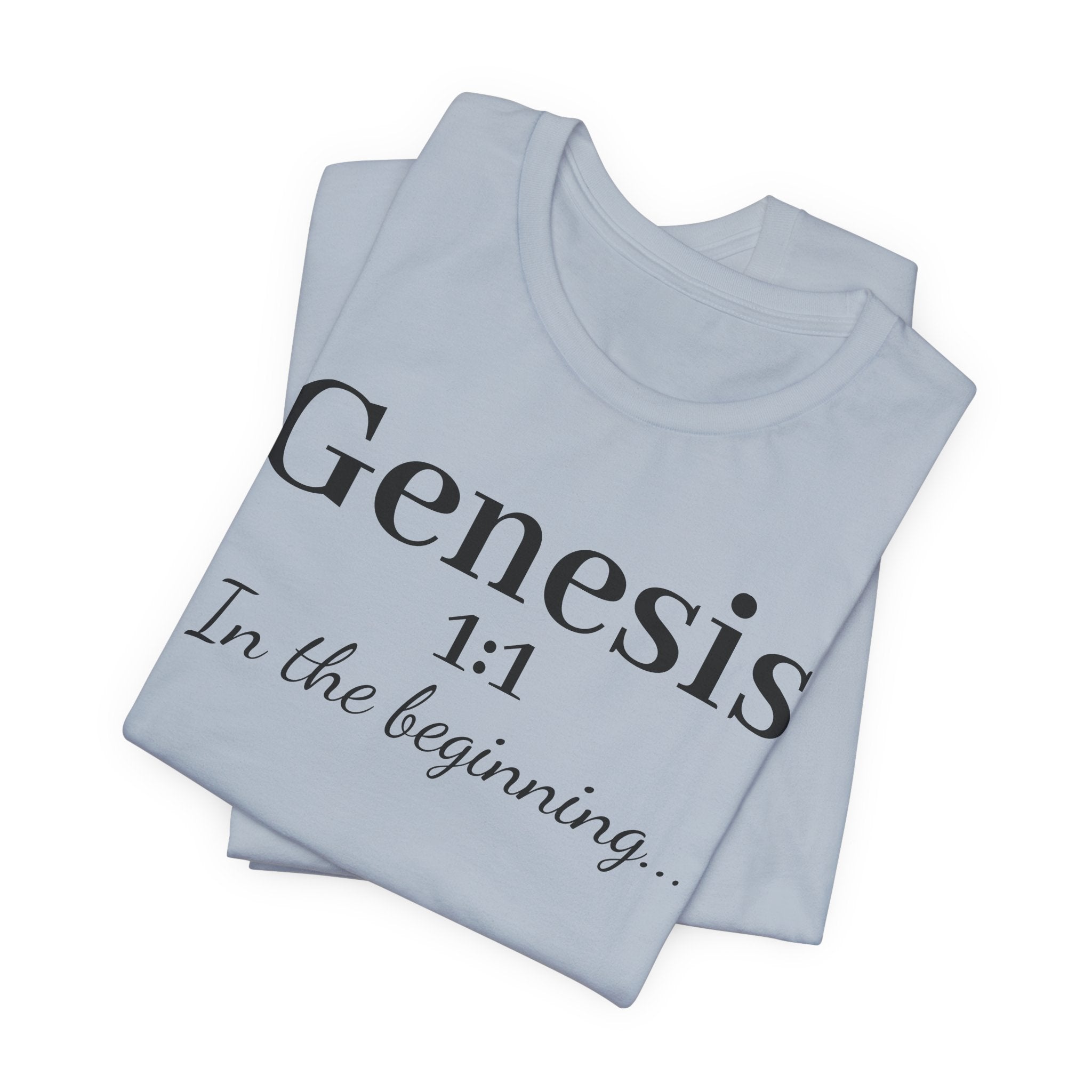 Genesis 1:1 "In the beginning" Christian Tee