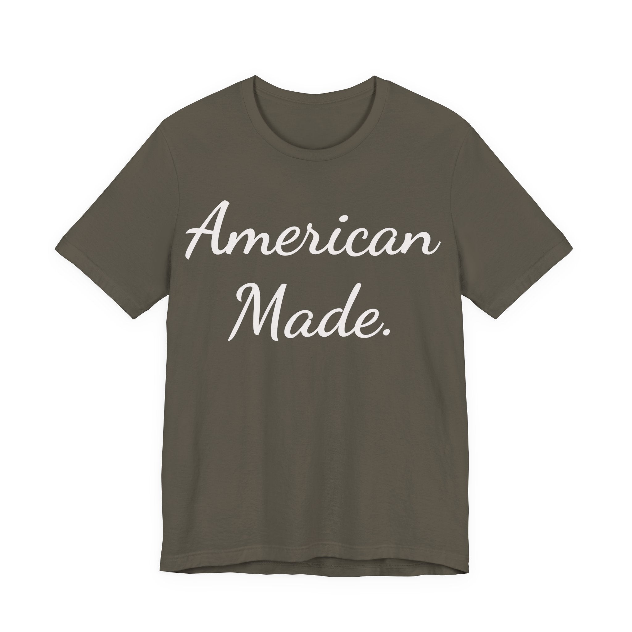American Made T-Shirt — Patriotic Script Tee