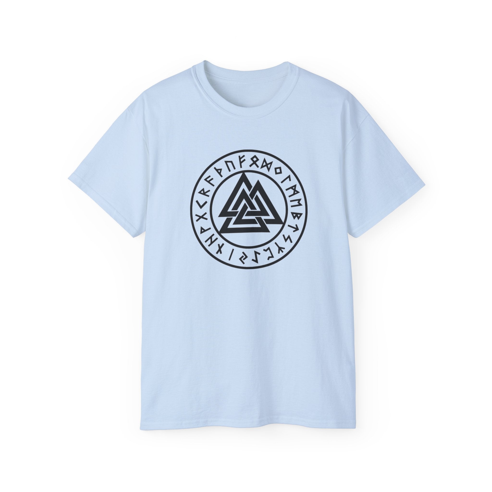 The Valknut – The Symbol of the Fallen Warriors-cotton T‑Shirt —