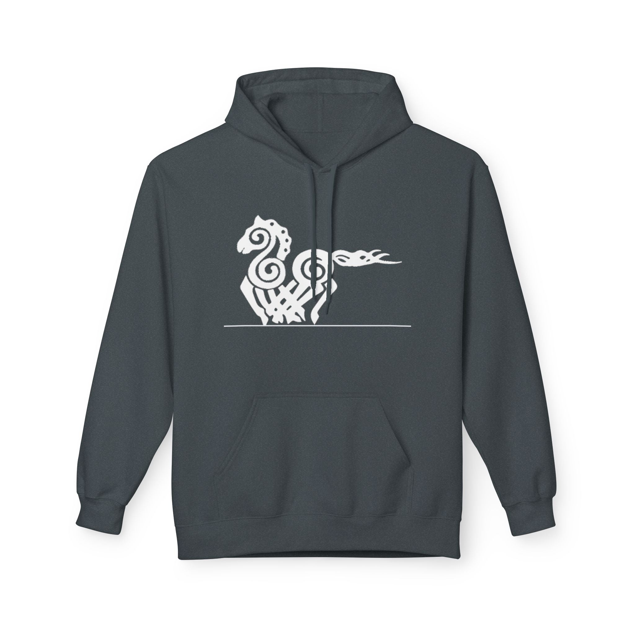 Viking  Hoodie — Nordic Myth Sea Creature Pullover